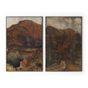 Desert Diptych By Aileen Fitzgerald