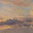 A Cloud Study - Sunset By John Constable