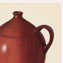 Economy Redware Jug By Edward White