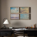 Cloud Study Set of 4 By John Constable