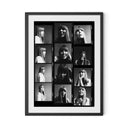 Joni Mitchell Contact Sheet By Getty Images