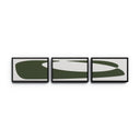 Organic Curves 2 Triptych By FH Art Studio