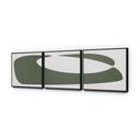 Organic Curves 2 Triptych By FH Art Studio