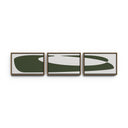 Organic Curves 2 Triptych By FH Art Studio