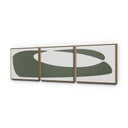 Organic Curves 2 Triptych By FH Art Studio