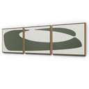 Organic Curves 2 Triptych By FH Art Studio