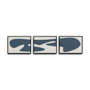 Organic Curves 3 Triptych By FH Art Studio