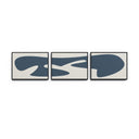 Organic Curves 3 Triptych By FH Art Studio