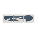 Organic Curves 3 Triptych By FH Art Studio
