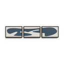Organic Curves 3 Triptych By FH Art Studio