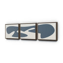 Organic Curves 3 Triptych By FH Art Studio