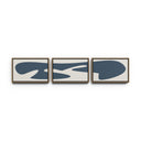 Organic Curves 3 Triptych By FH Art Studio