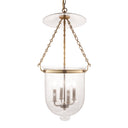 Aged Brass Hampton Pendant 14.5" x 30.75" (255-AGB-C3) by Hudson Valley