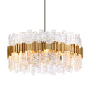 Warm Silver Leaf Ciro Chandelier 27.25" by Corbett Lighting