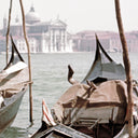Venice Gondolas By Slim Aarons