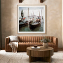 Venice Gondolas By Slim Aarons