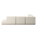 Adler Outdoor 5-Piece Sectional + Bumper Chaise