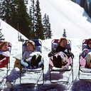 Lounging In Gstaad by  Slim Aarons
