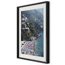 BEACH IN POSITANO BY SLIM AARONS