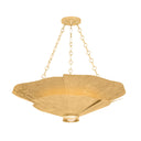 Vintage Gold Leaf Spring Valley Chandelier 36.5" by Hudson Valley