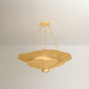 Vintage Gold Leaf Spring Valley Chandelier 36.5" by Hudson Valley, view 3