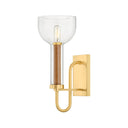 Aged Brass Narrowsburg Wall Sconce 6" by Hudson Valley