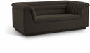 Cascade 72" Boucle Fabric Upholstered Loveseat - Brown