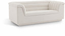 Cascade 72" Boucle Fabric Upholstered Loveseat - Cream