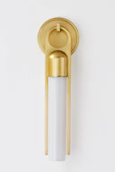 Aged Brass Bethlehem Wall Sconce 5" by Hudson Valley, view 3