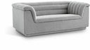 Cascade 72" Boucle Fabric Upholstered Loveseat - Grey