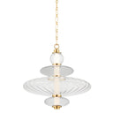 Aged Brass Williams Pendant 19" by Hudson Valley