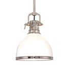 Polished Nickel Randolph Pendant 7" by Hudson Valley