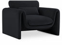 Sloan Velvet Upholstered Chair - Black