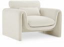 Sloan Velvet Upholstered Chair - Cream