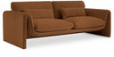 Sloan 86" Velvet Upholstered Sofa - Saddle