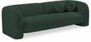Emory 89" Boucle Fabric Upholstered Sofa - Green