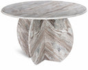 Formentera 48" Genuine Marble Dining Table - Brown