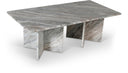 Verona Genuine Marble Coffee Table - Brown