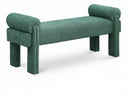 Stefano Fabric Upholstered Bench - Green