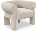 Stefano Fabric Upholstered Accent Chair - Beige