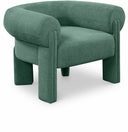Stefano Fabric Upholstered Accent Chair - Green