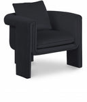 Sloan Velvet Upholstered Accent Chair - Black