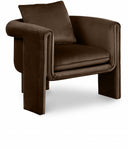 Sloan Velvet Upholstered Accent Chair - Brown