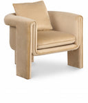 Sloan Velvet Upholstered Accent Chair - Camel