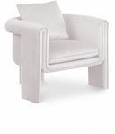 Sloan Velvet Upholstered Accent Chair - Cream