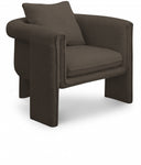 Stylus Boucle Accent Chair - Brown