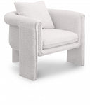 Stylus Boucle Accent Chair - Cream