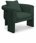 Stylus Boucle Accent Chair - Green