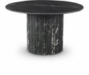 Genoa 48" Marble Dining Table - Black
