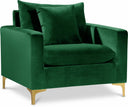Naomi Velvet Upholstered Chair - Green